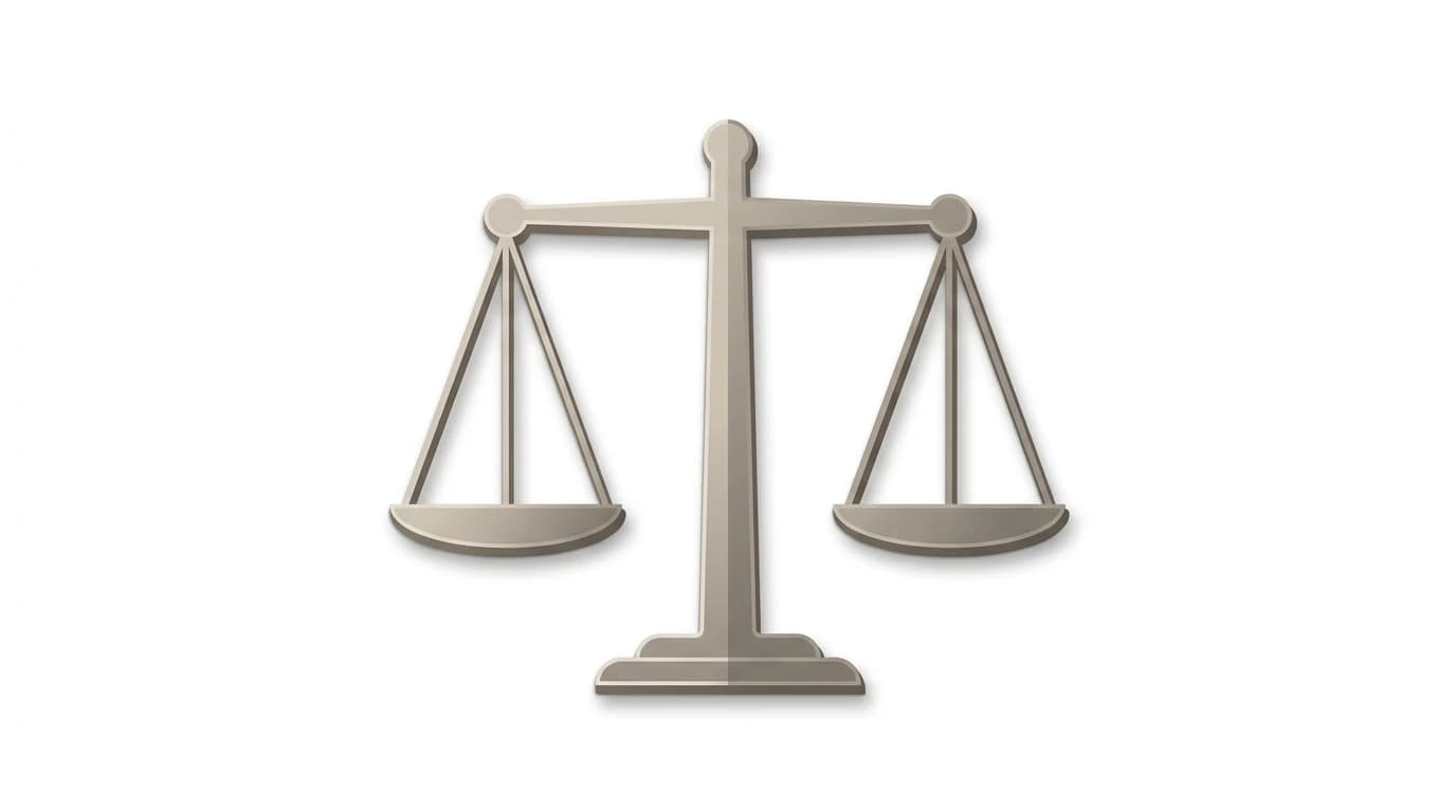 Editorial illustration of balanced scales representing a neutral comparison between two influencer marketing platforms