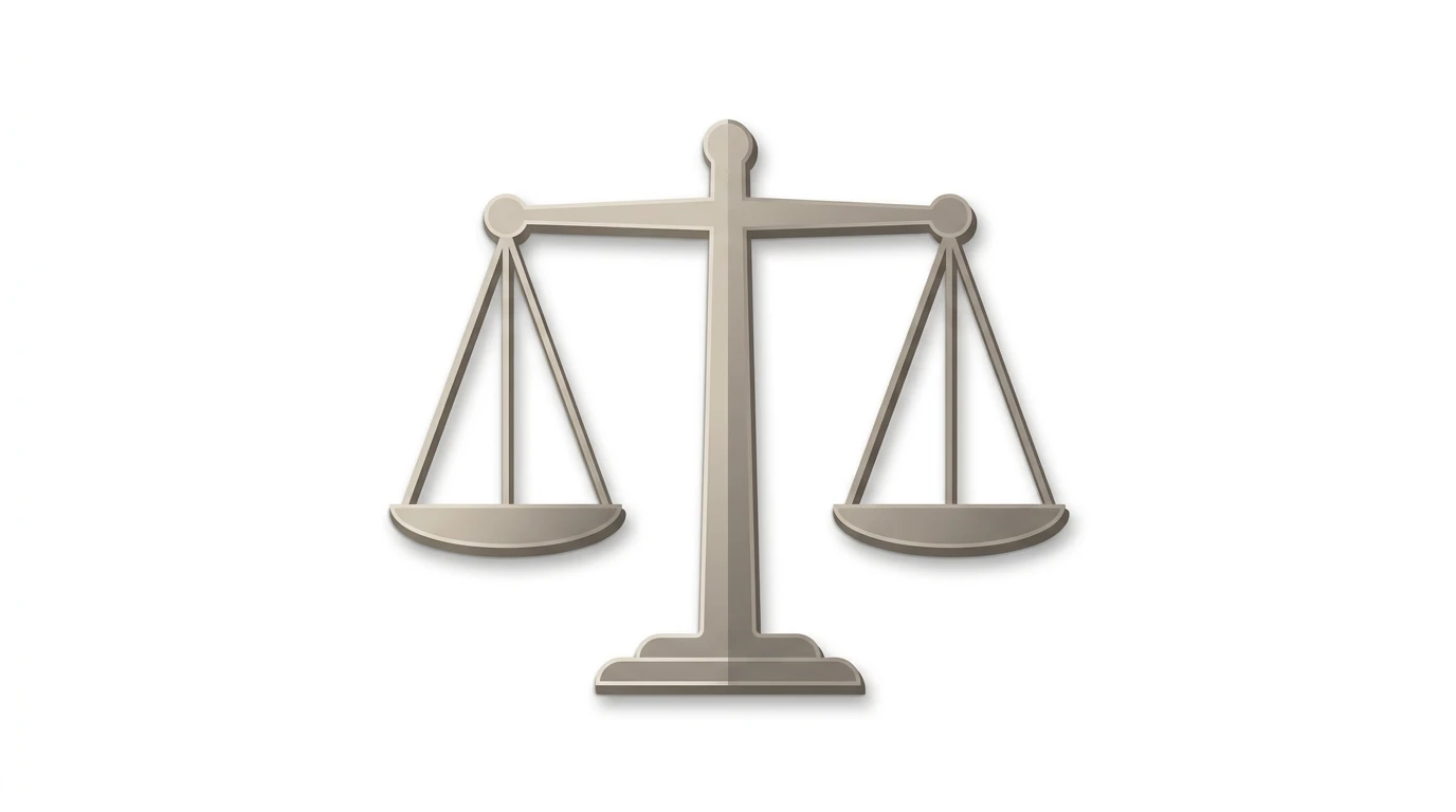 Editorial illustration of balanced scales representing a neutral comparison between two influencer marketing platforms